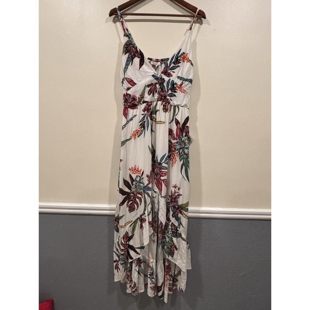 Bailey Blue Floral High Low Dress - White and Multicolor
Size XL